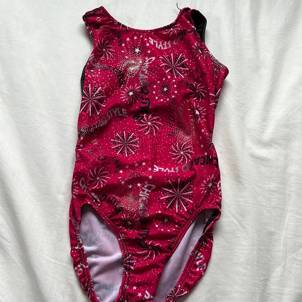 Chicago Style 2018 open back leotard size child medium